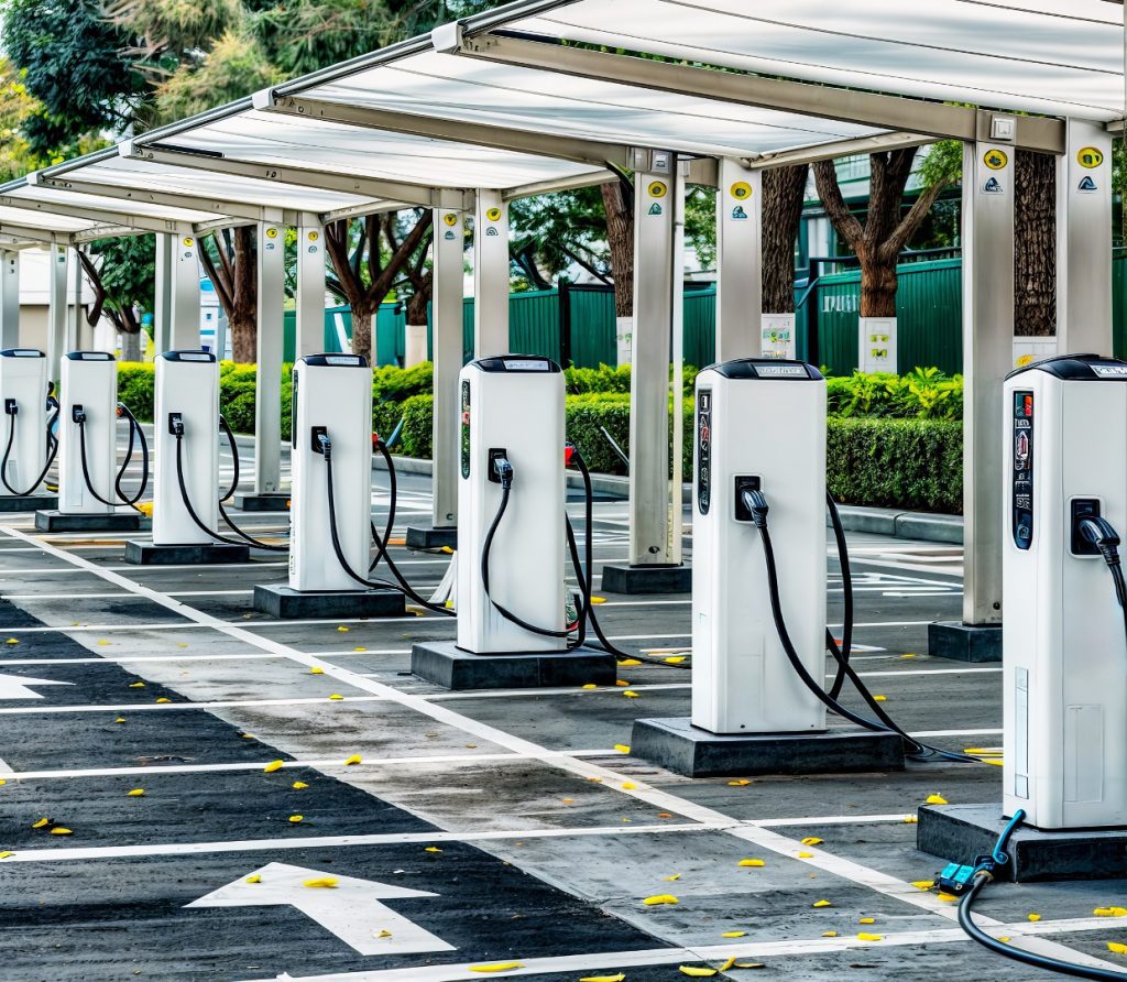 EV charging installation project