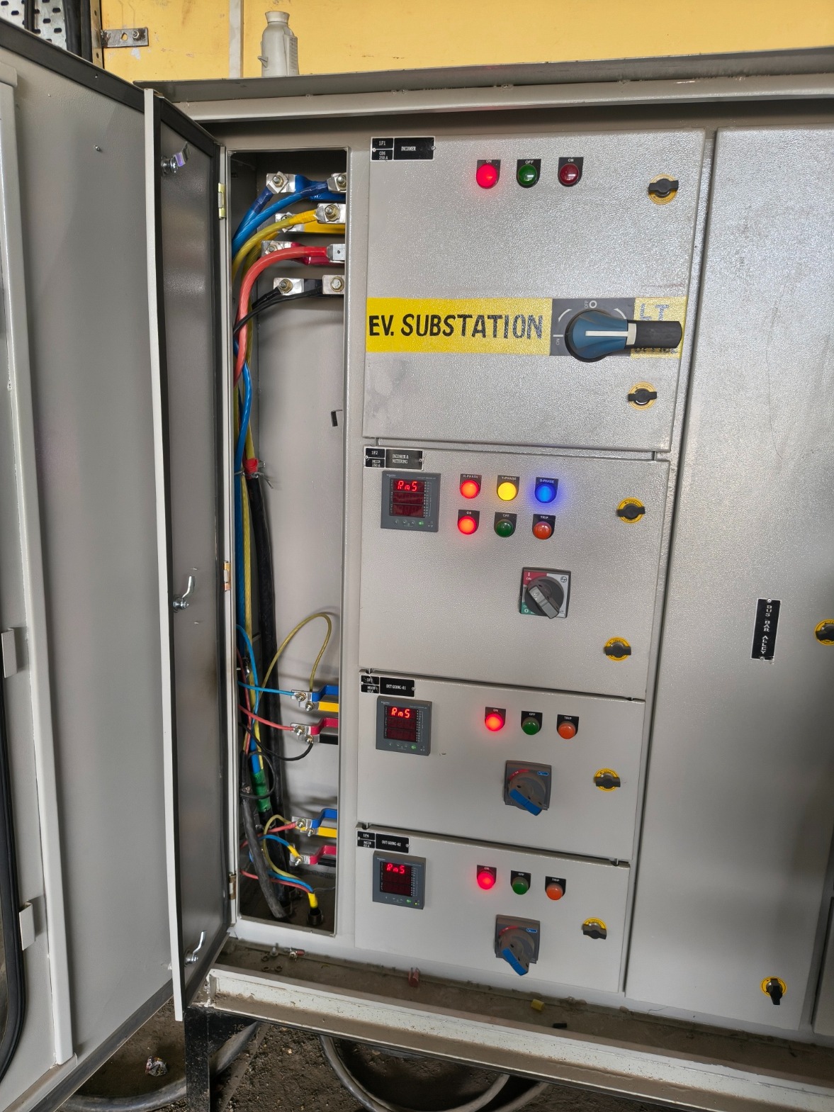 EV electrical panel and substation work